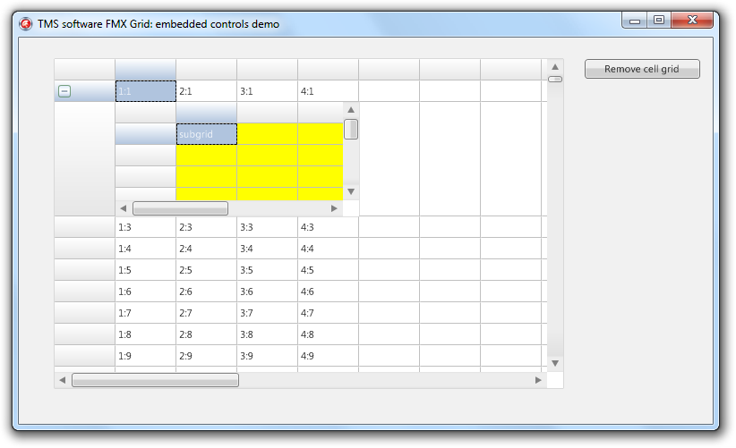 FireMonkey grid